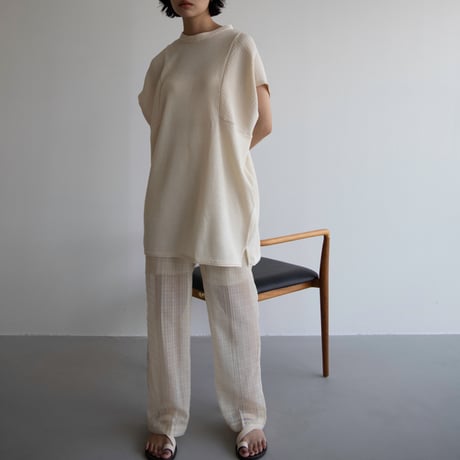【nokcha original】2way material tops_nt1354