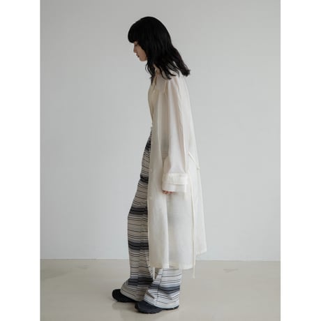 《予約販売》sheer rich shirt coat/2colors_no0451