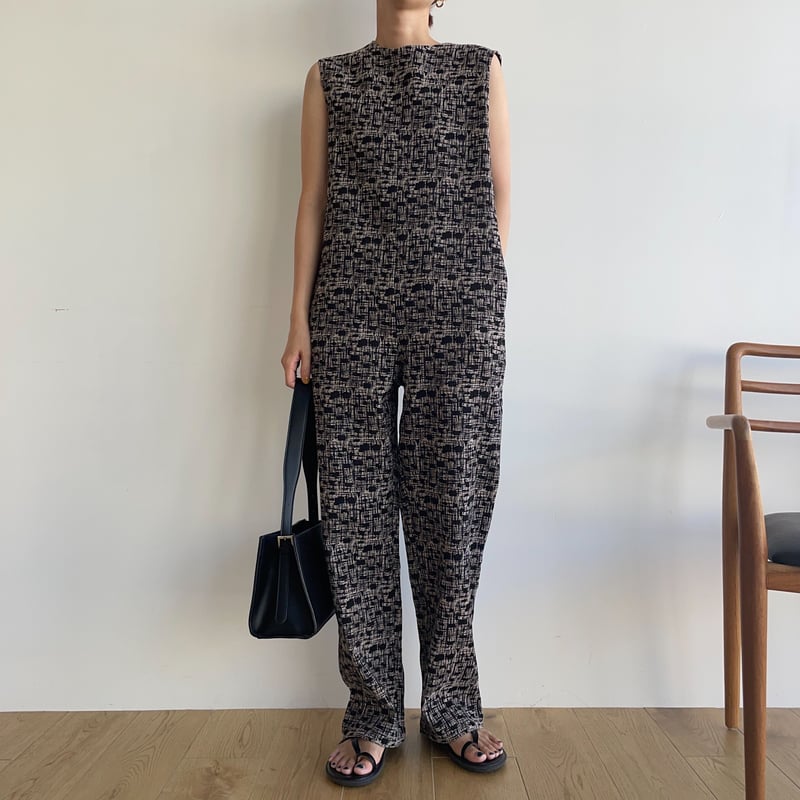 【NOKCHA】jacquard set up ジャカードセットアップ nokcha original】jacquard all-in-one/black_np06