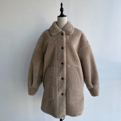【nokcha original】boa mouton jacket/beige_no0186