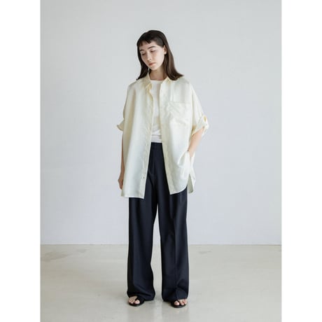 《予約販売》satin 2way shirt/2colors_nb0381