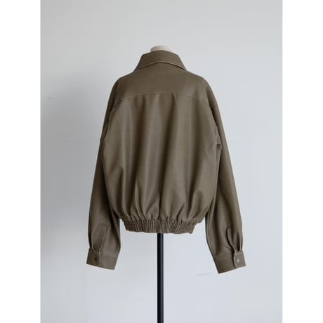 《予約販売》mood leather like jacket/2colors_no0508