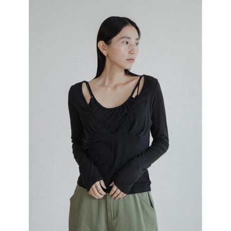 《予約販売》docking lady tops/3colors_nt2411