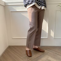 slit slacks/2colors