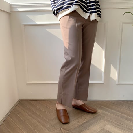 slit slacks/2colors