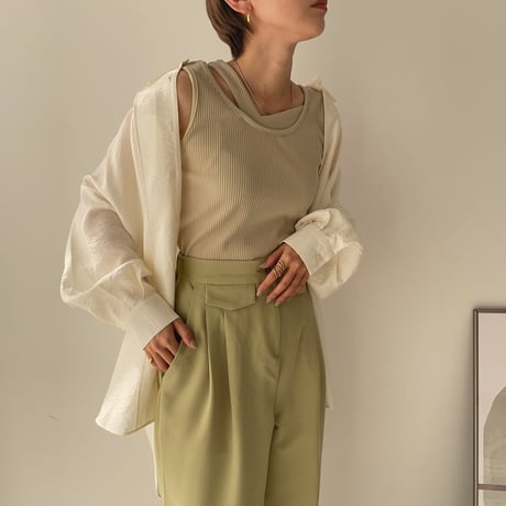 【nokcha original】layered tank top/2colors_nt0891