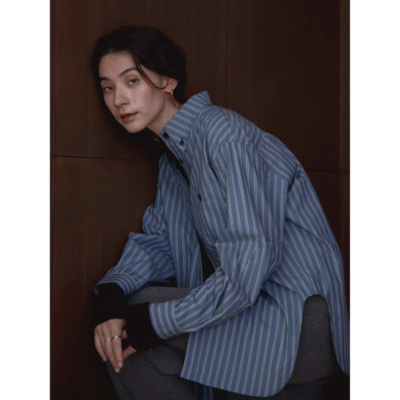 AUTHENTIC series - button down mannish stripe AUTHENTIC series - button down mannish stripe