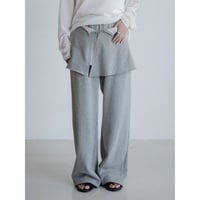 《予約販売》layered 2way sweat pants/2colors_np1146