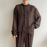 《予約販売》sheer marble blouse/2colors_nb0088