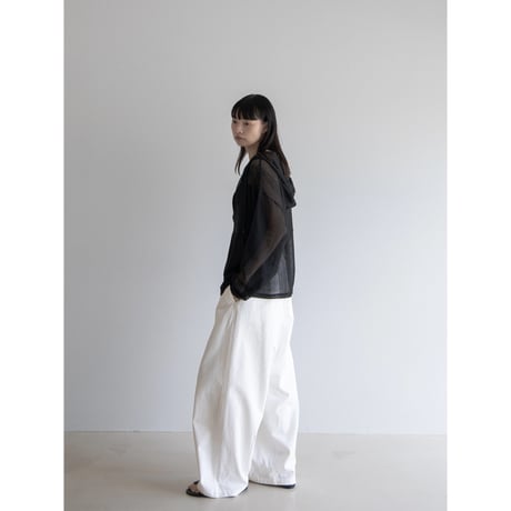 《予約販売》sheer over hoodie/2colors_no0389
