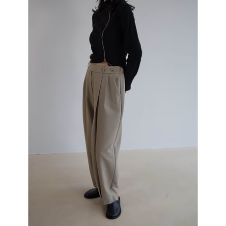《予約販売》deep tuck pants/2colors_np0963