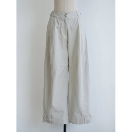 《予約販売》2way silhouette cotton warm pants/2colors_np1189