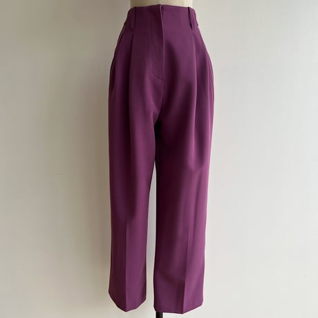 【nokcha original】waist pants/grape_np0596