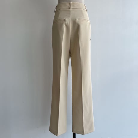【nokcha original】tuck botan pants/ivory_np0534