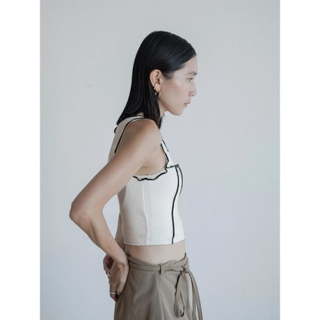 《予約販売》piping minimal tanktop/2colors_nt2366
