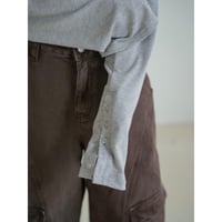 《予約販売》button accent tops/2colors(unisex)_nt2427