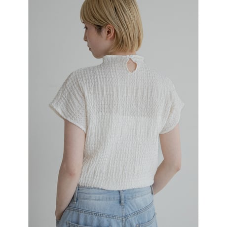 《予約販売》jacquard minimal tops/2colors_nt2294