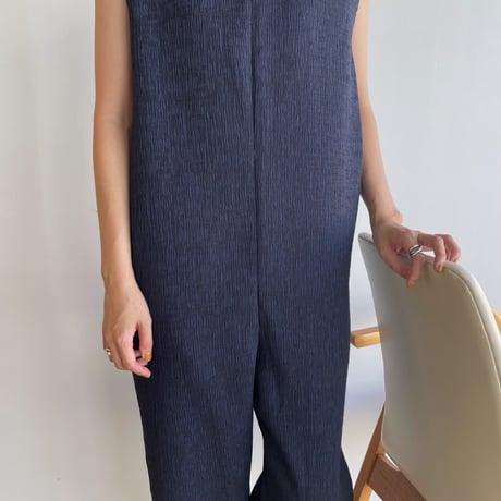 【nokcha original】jacquard all-in-one/navy_np0640