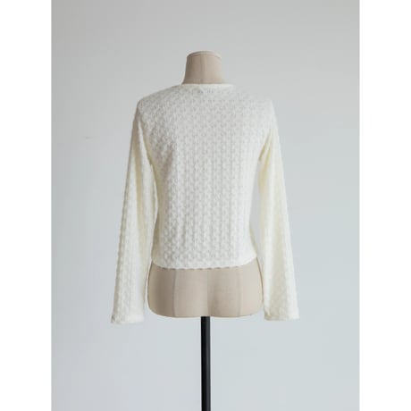 《予約販売》jacquard pattern knit cardigan/2colors_nt2399