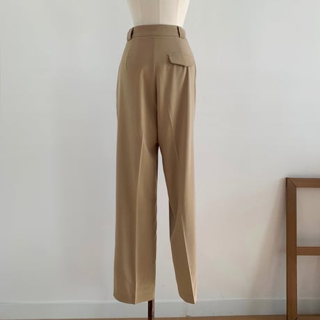 【nokcha original】slit long slacks pants/2colors_np0146