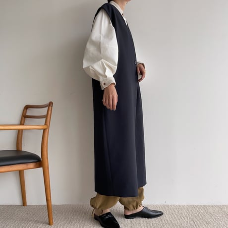 【nokcha original】2set mulch coat/navy_no0231