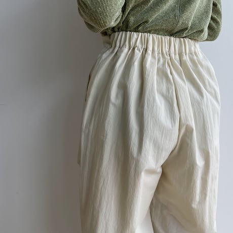 【nokcha original】2way pocket washer pants/ivory_np0768