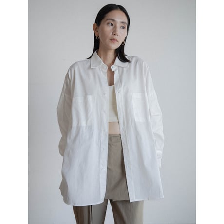 《予約販売》over mannish shirt/2colors_nb0330