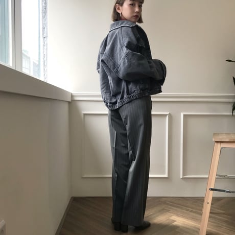 ストライプロングスラックス/2colors