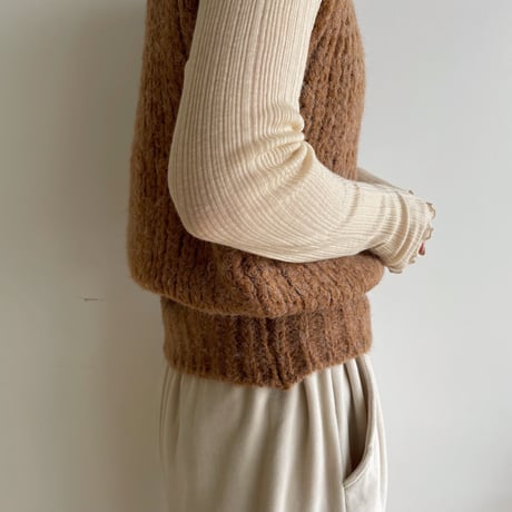 《予約販売》warm knit vest_nt1449