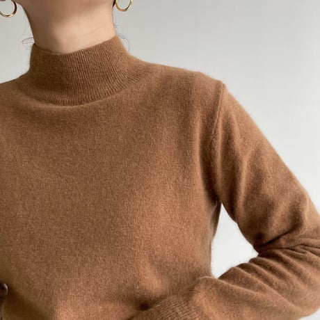 《予約販売》mock neck quality knit/5colors_nt1175