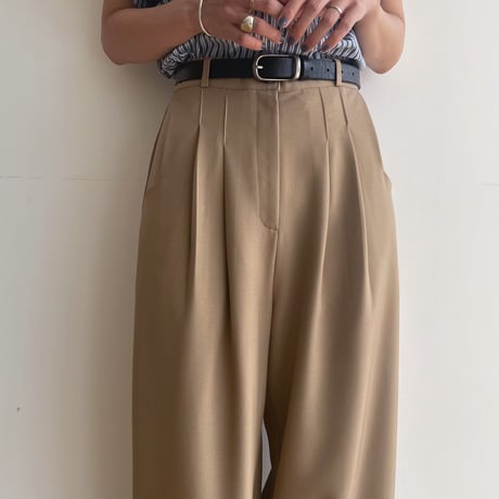 《予約販売》tuck accent pants/2colors_np0890
