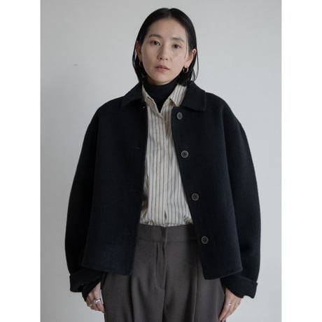 《予約販売》HANDMADE croped wool coat_no0427