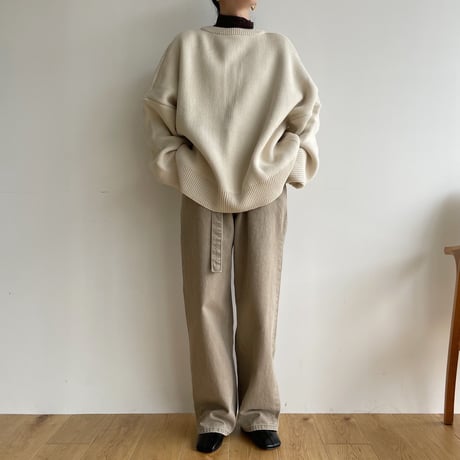 《予約販売》2way over knit cardigan/2colors_nt1464