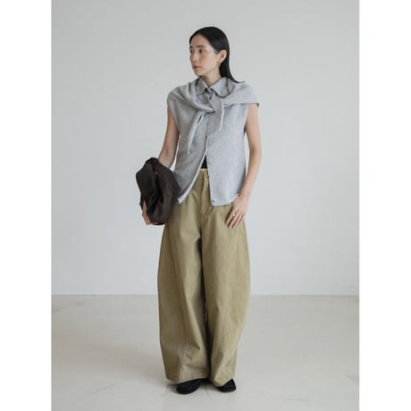 《予約販売》cashmere blend knit scarf/2colors_na0747
