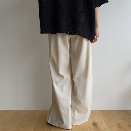 《予約販売》natural wide pants/2colors_np0809