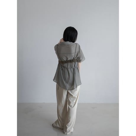 《予約販売》2way sheer shirt/3colors_nb0256
