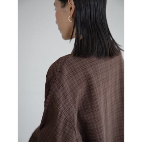 《予約販売》check pattern over shirt/2colors_nb0334