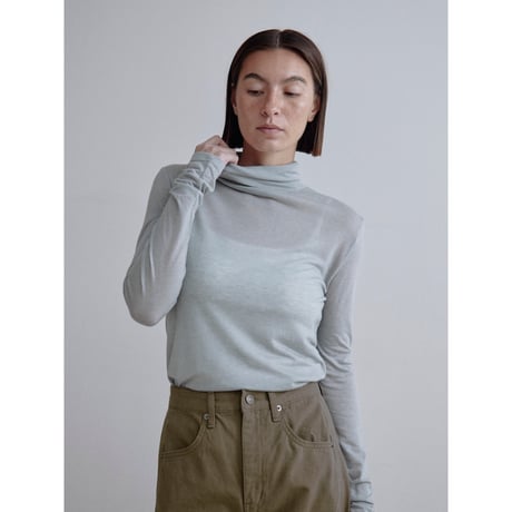 《予約販売》sheer high neck tops/3colors_nt2514