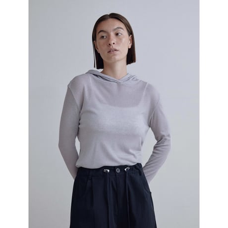 《予約販売》sheer hoodie tops/3colors_nt2509