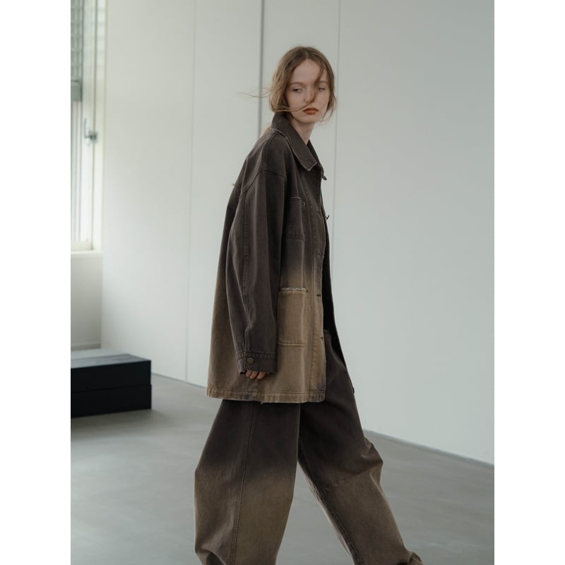 【NOKCHA original】gradation denim jacket NOKCHA original】gradation denim jacket_no0467