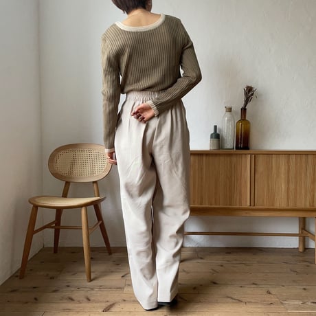 《予約販売》bi-color lib knit/2colors_nt0819