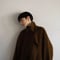【nokcha original】HANDMADE 2way double coat/camel brown_no0237