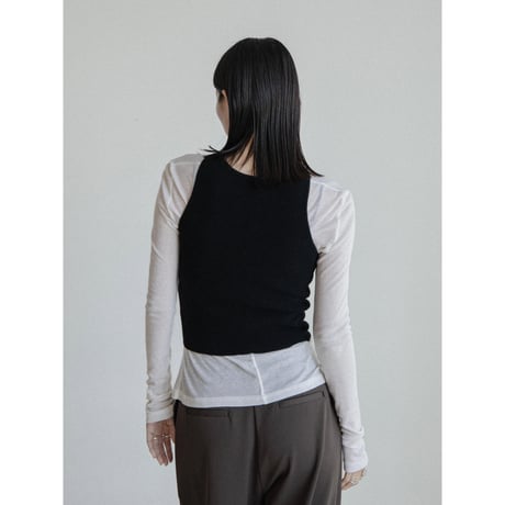 《予約販売》american sleeve knit tops/2colors_nt2393