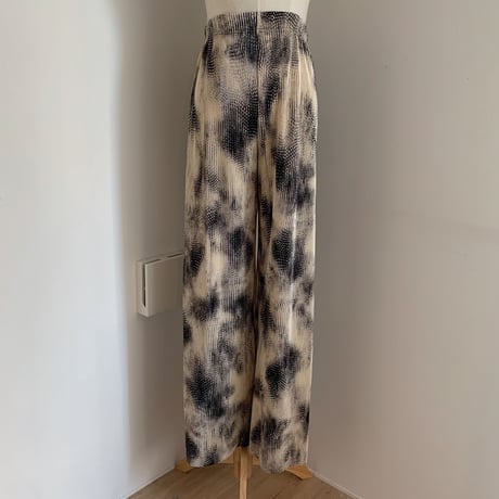 《予約販売》mosaic pleats pants/2colors_np0253