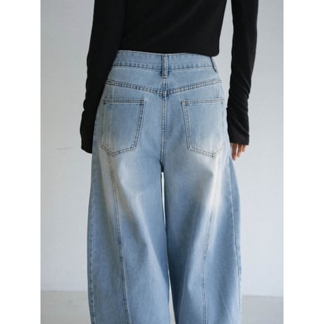 《予約販売》vintage wash accent jeans/2colors_nj0169