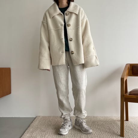 《予約販売》over boa jacket/2colors_no0182