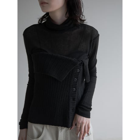 《予約販売》knit bare top/2colors_nt2136