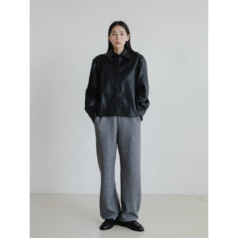 予約販売》leather like shirt/2colors_nb0340 | NOKCHA