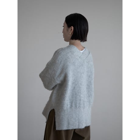 《予約販売》2way alpaca knit cardigan/2colors_no0396