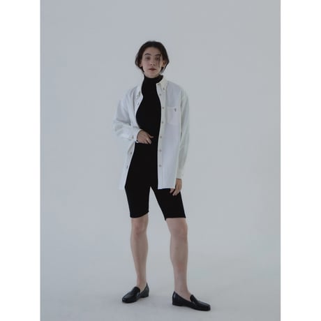- AUTHENTIC series - button down mannish shirt/ivory_an0022
